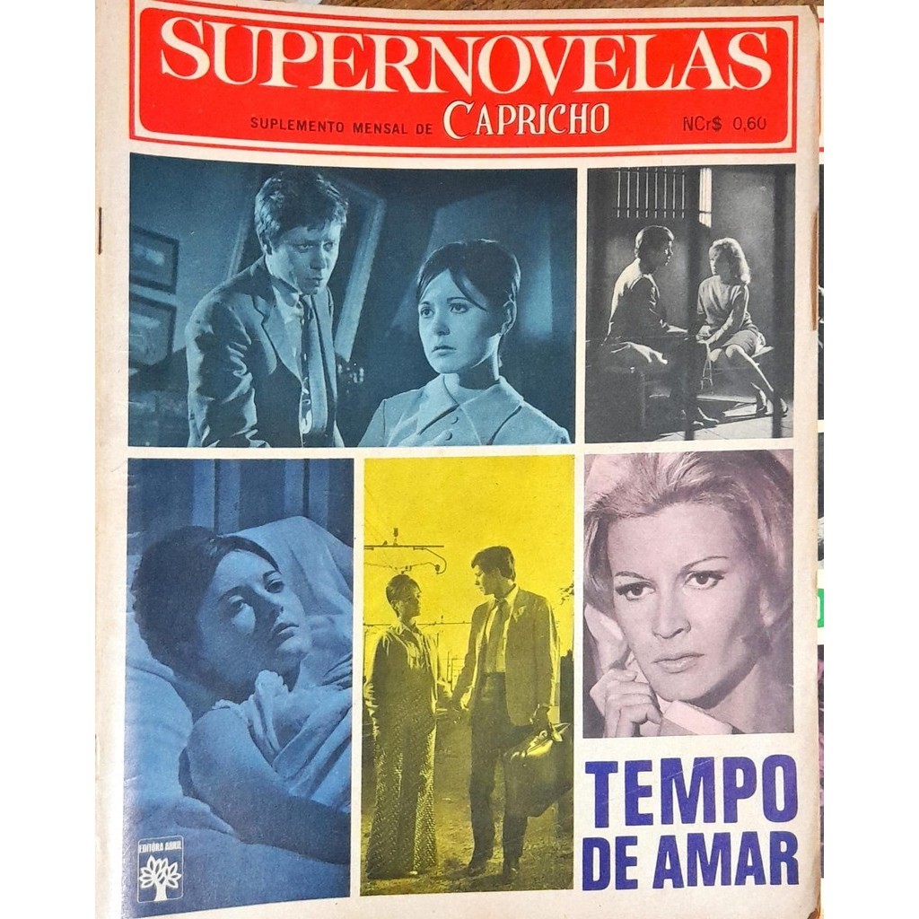 Revista Fotonovela Supernovelas Capricho Tempo de Amar