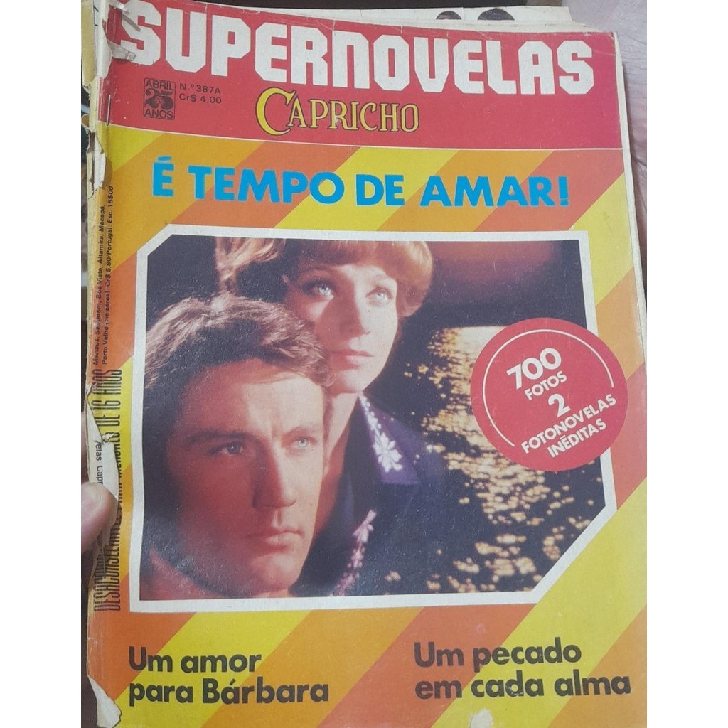 Revista Fotonovela Supernovelas Capricho Nº 387 um Amor para Barbara