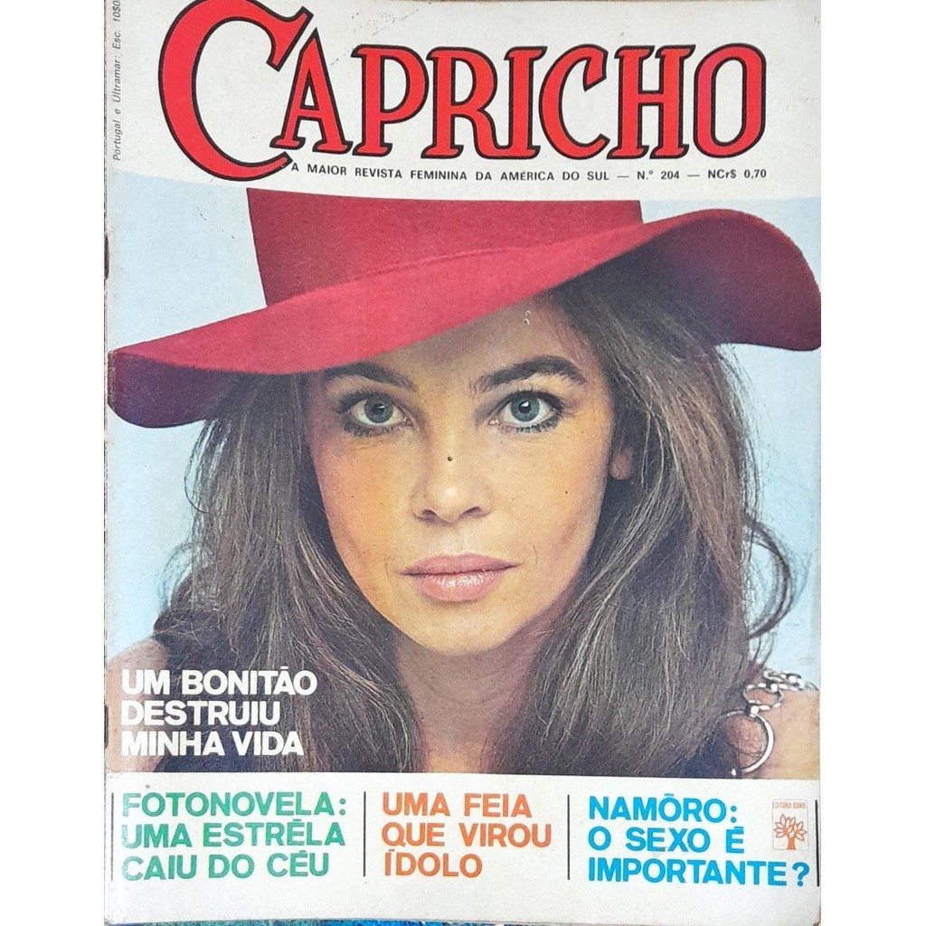 Revista Fotonovela Capricho Nº 204 Julho 1968
