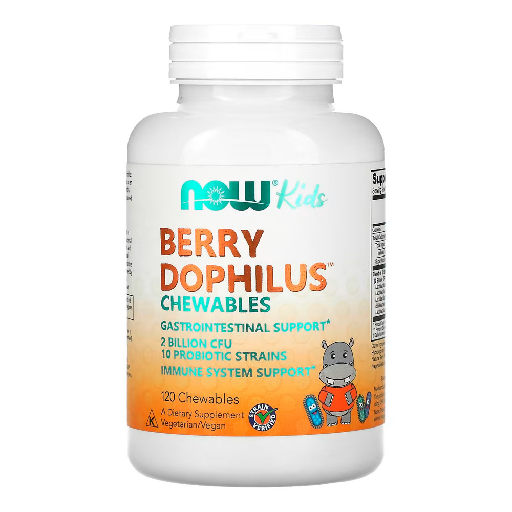 BerryDophilus Now Foods Kids 120 Past Importado - Health