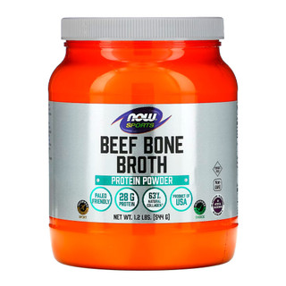 Beef Bone Broth Proteína Pó Now Foods 544 g Importado em Oferta na Shopee