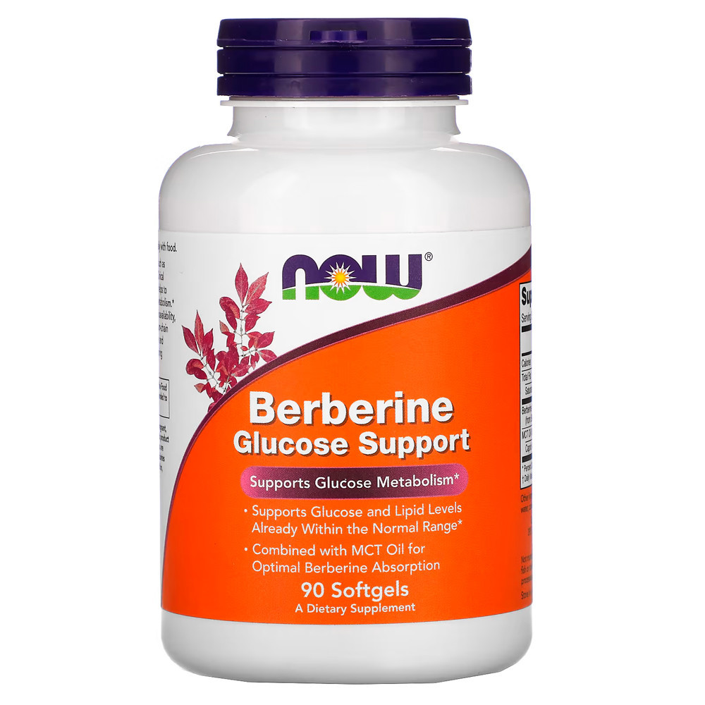 Berberina Support Glicose Now Foods 90 Soft Importado em Oferta na Shopee