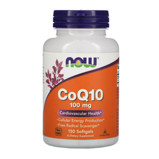 Now Foods Coenzima CoQ10 100mg 150 Softgels / No Brasil em Oferta na Shopee