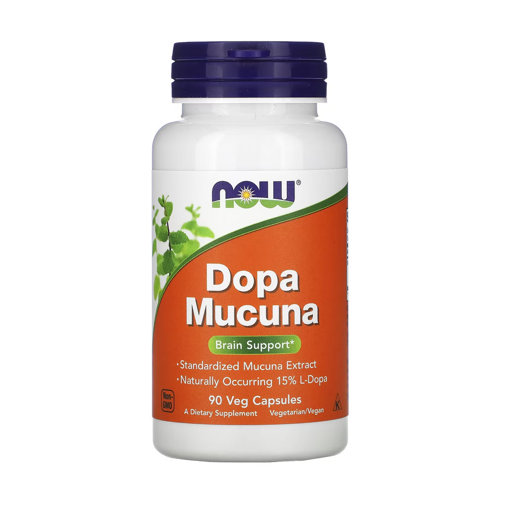 Dopa Mucuna Now Foods 90 Cápsulas Vegetarianas - Health
