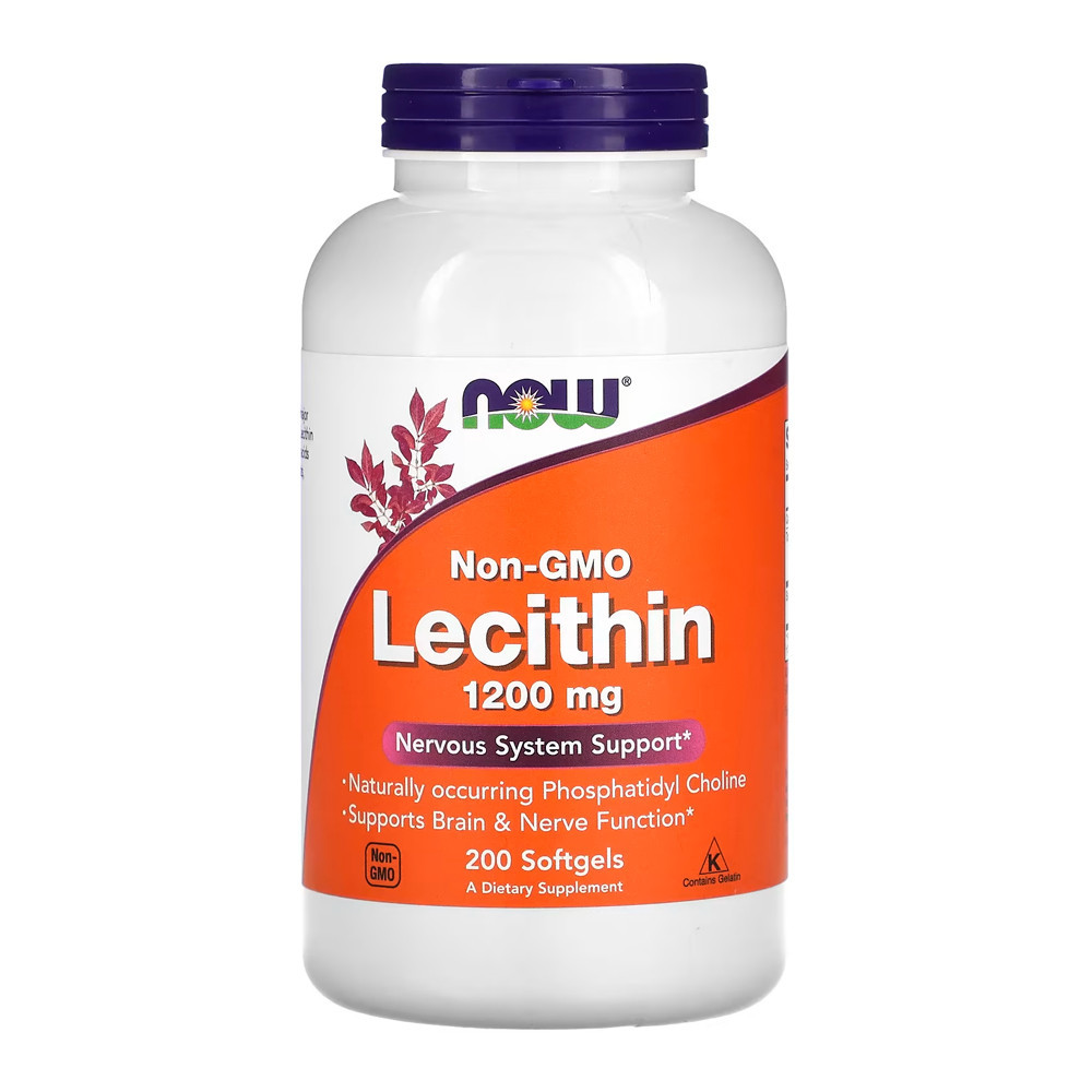 Lecitina 1200mg Now Foods 200 Soft Importado em Oferta na Shopee