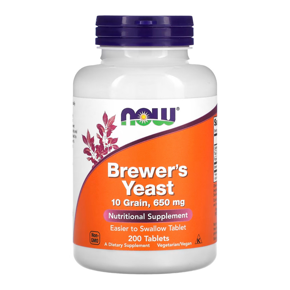 Levedura de Cerveja 650mg Now Foods 200 Tabs Importado em Oferta na Shopee