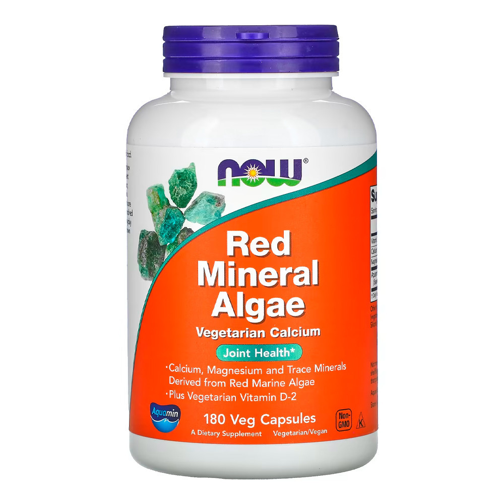 Minerais Algas Vermelhas Now Foods 180 Cáps Importado em Oferta na Shopee