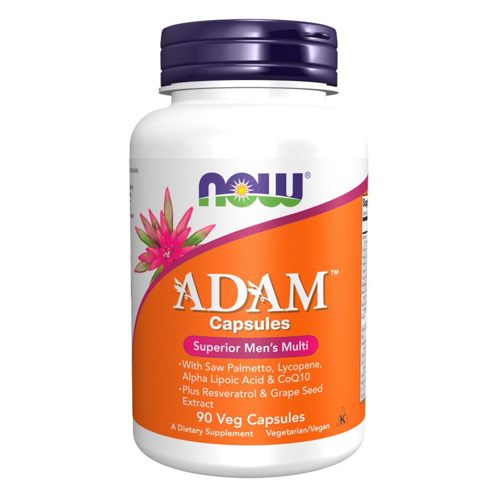 Multivitaminico Adam Now Foods p/ Homens  90 Veg Caps - Health