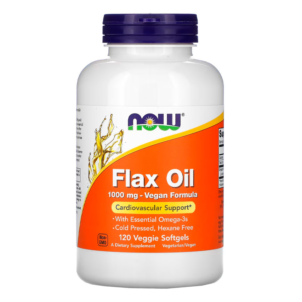 Óleo de Linhaça 1000mg Now Foods 120 Soft Importado em Oferta na Shopee