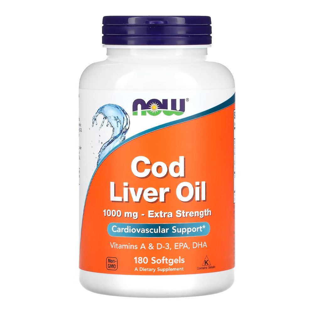 Óleo Fígado Bacalhau 1000mg Now Foods 180 Soft Importado em Oferta na Shopee