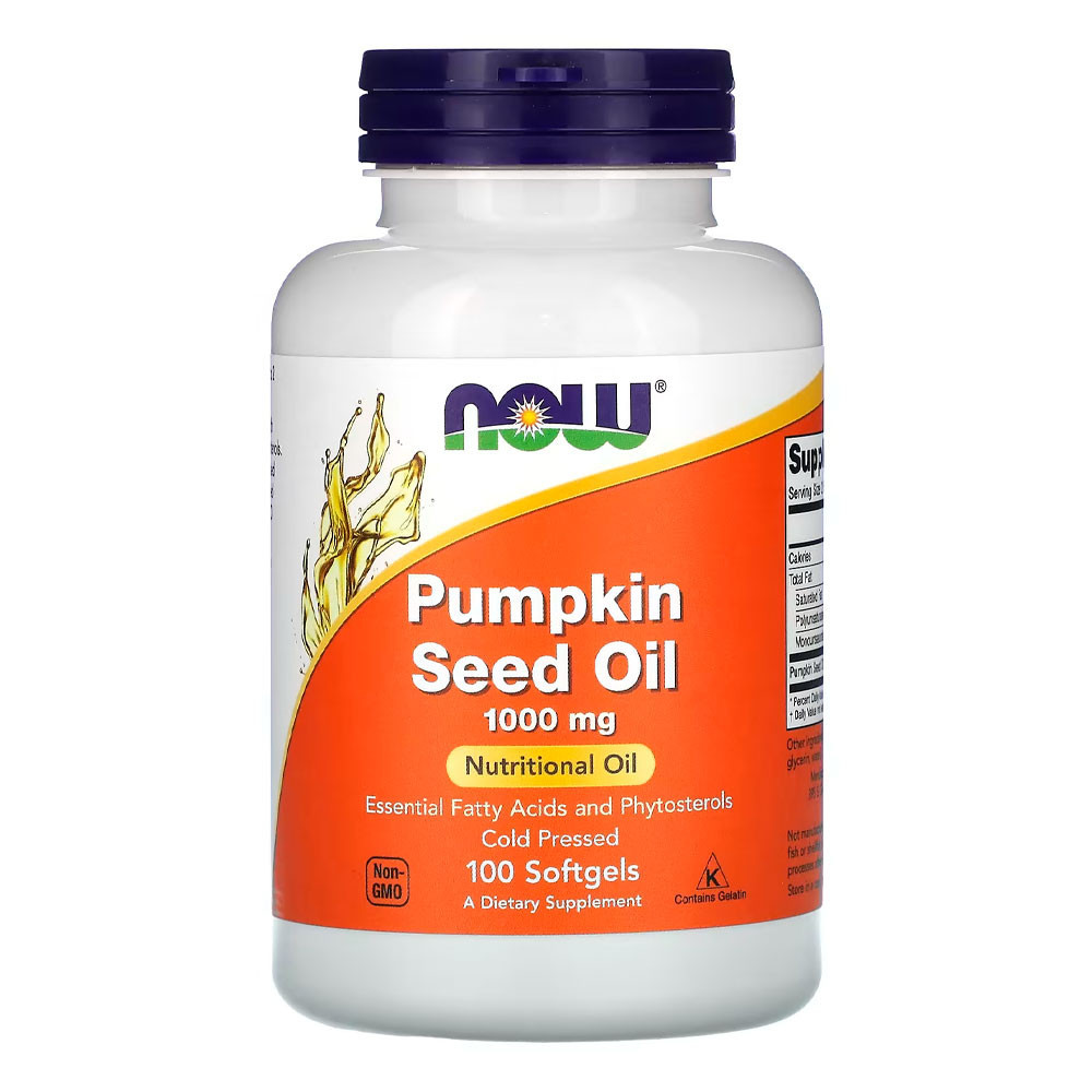 Óleo Semente Abóbora 1000mg Now Foods 100Soft Importado em Oferta na Shopee