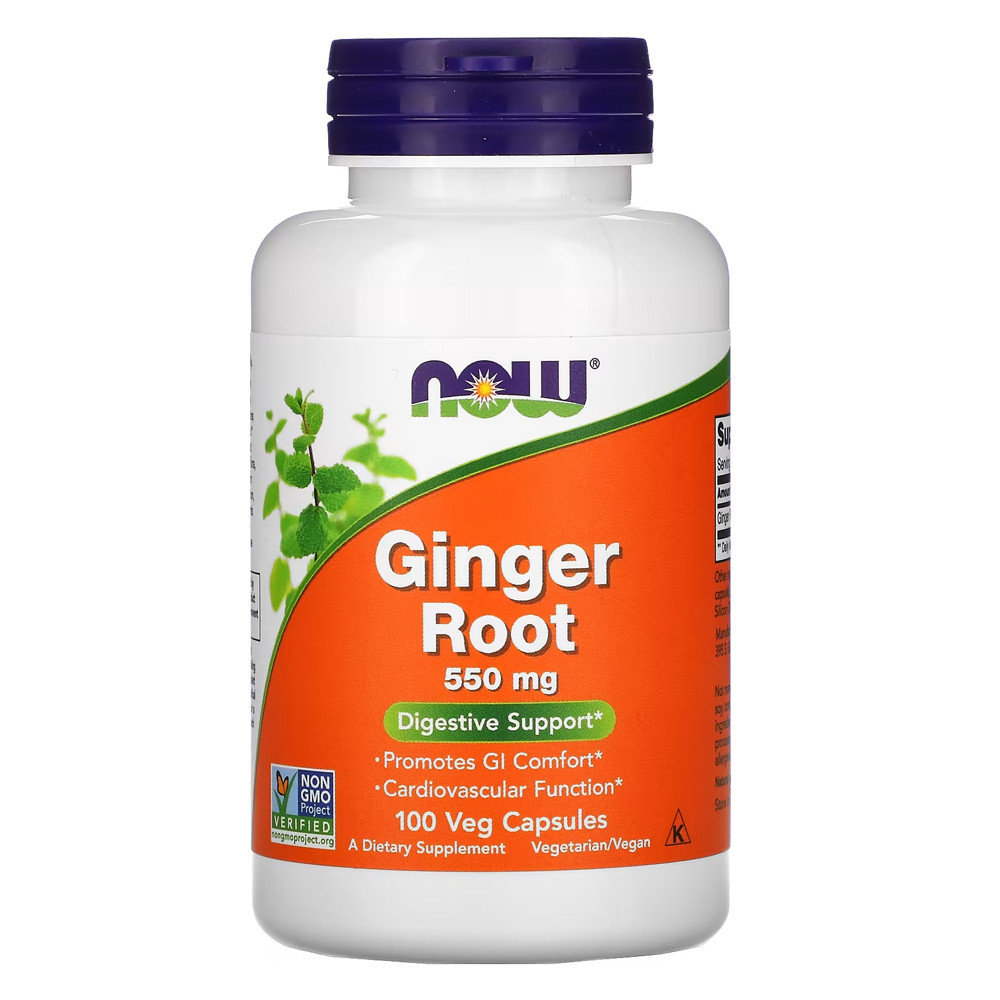 Raiz de Gengibre 550mg Now Foods 100 Caps Importado em Oferta na Shopee
