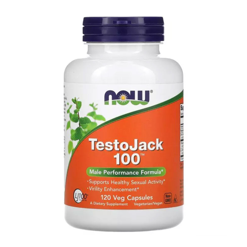 TestoJack 100 Now Foods 120 Cápsulas Importado em Oferta na Shopee