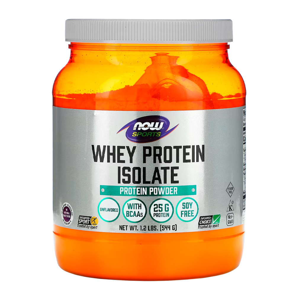 Whey Protein Isolado Now Foods 544g Sem Sabor Importado - Health
