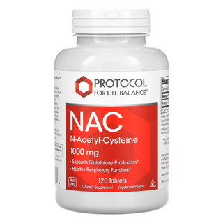 Nac N-Acetil-Cisteína 1000mg Protocol 120 Tabs Importado em Oferta na Shopee