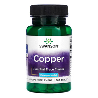Cobre Copper 2mg Swanson 300 Tabs Importado em Oferta na Shopee