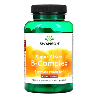 Complexo B com Vitamina C Swanson 100 Caps Importado em Oferta na Shopee