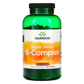 Complexo B com Vitamina C Swanson 240 Capsulas Importado em Oferta na Shopee