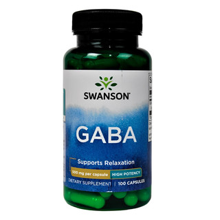 Gaba 500mg Swanson 100 Caps Importado em Oferta na Shopee