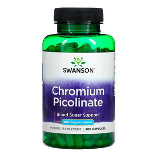 Picolinato de Cromo 200mcg Swanson 200 Caps Importado em Oferta na Shopee
