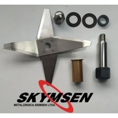 Eixo Mancal Hélice Faca Completo Liquidificador Industrial LS-04 a 10MB Skymsen