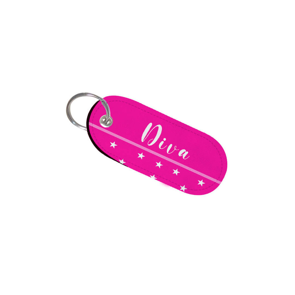Chaveiro de Carro e Casa Diva Rosa Super Estrela