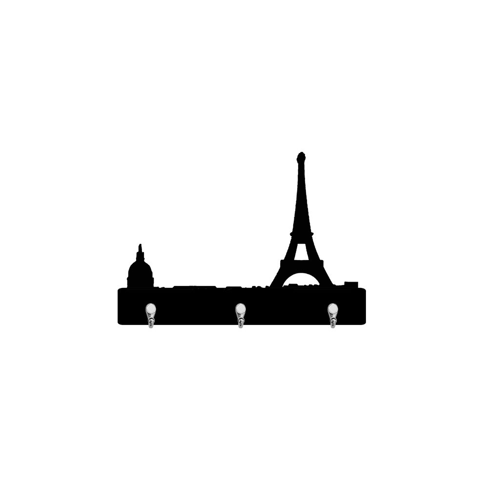 Gancho Porta Pano de Prato Vazado Cidade Paris Torre Eiffel