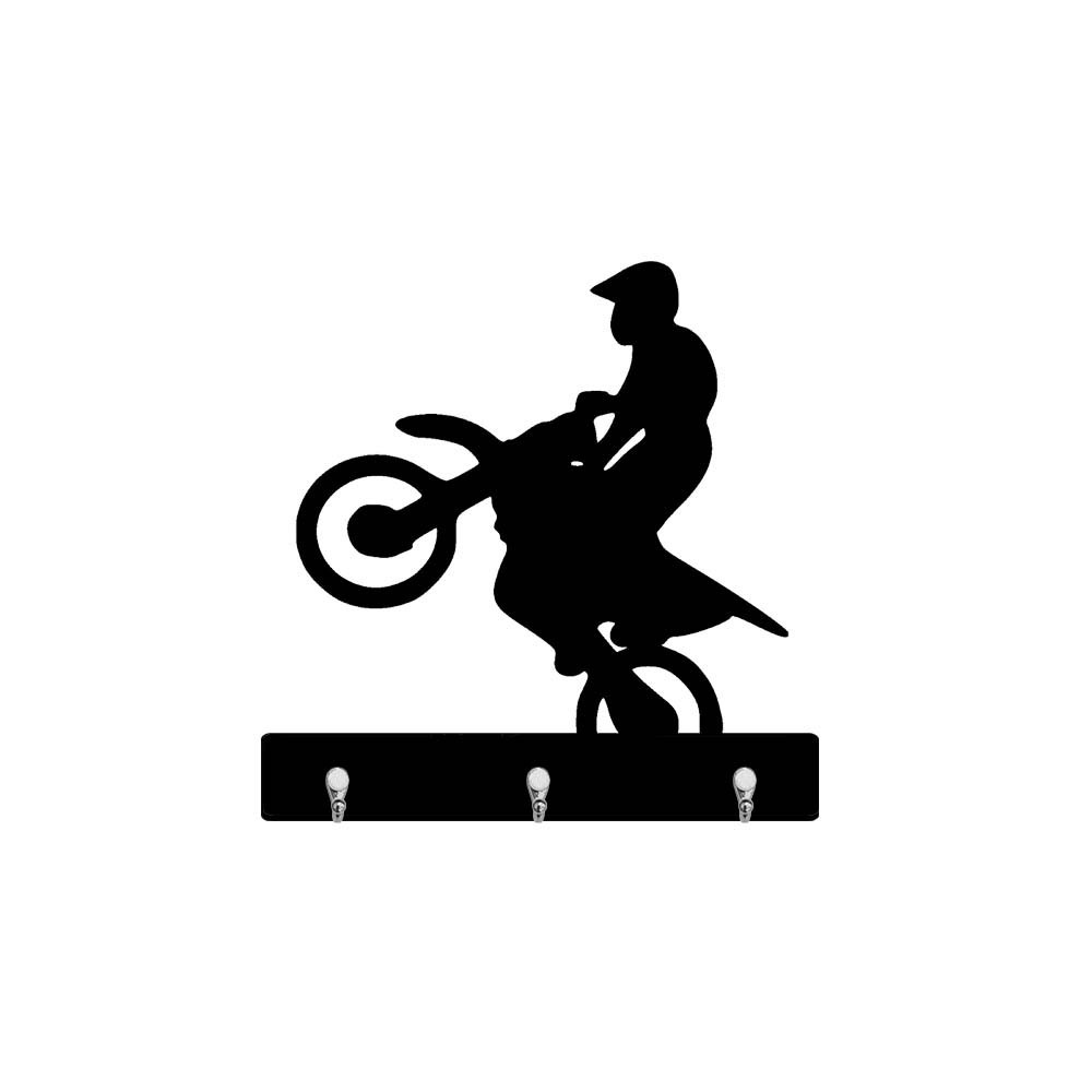 Gancho Porta Pano de Prato Vazado Motocross Moto Adrenalina