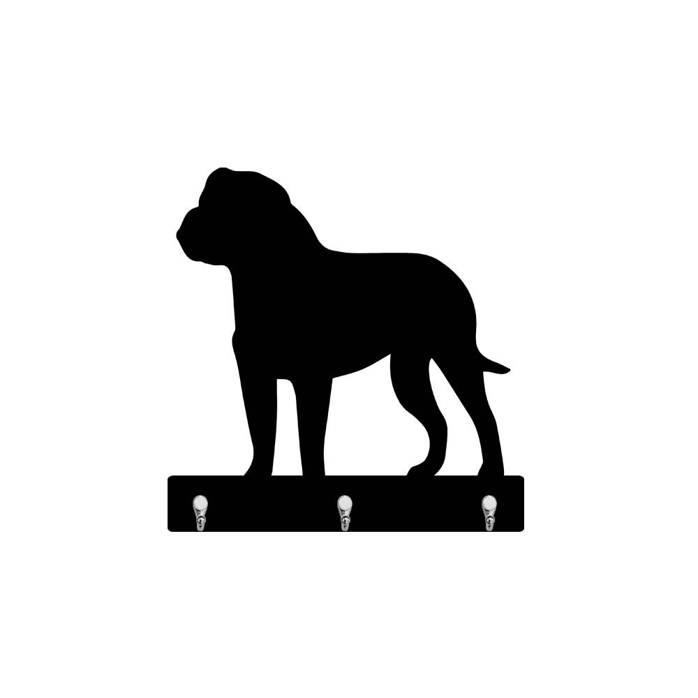 Gancho Porta Pano de Prato Vazado Cachorro Rottweiler