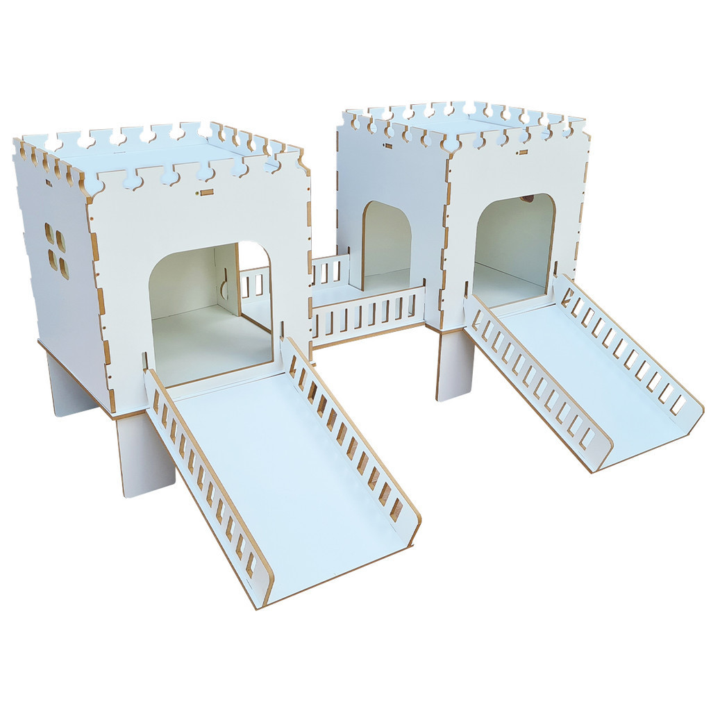 Castelo brinquedo casa toca coelho chinchila - Pernalonga