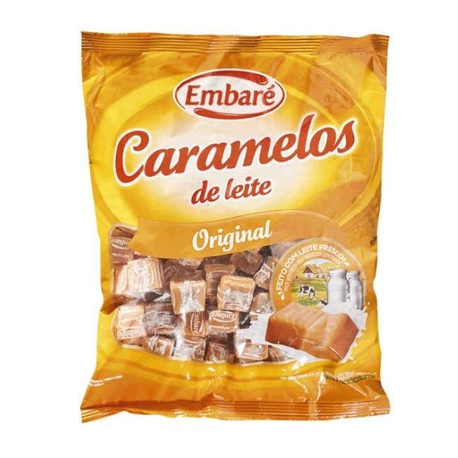 BALA CARAMELO DE LEITE EMBARÉ 100UN