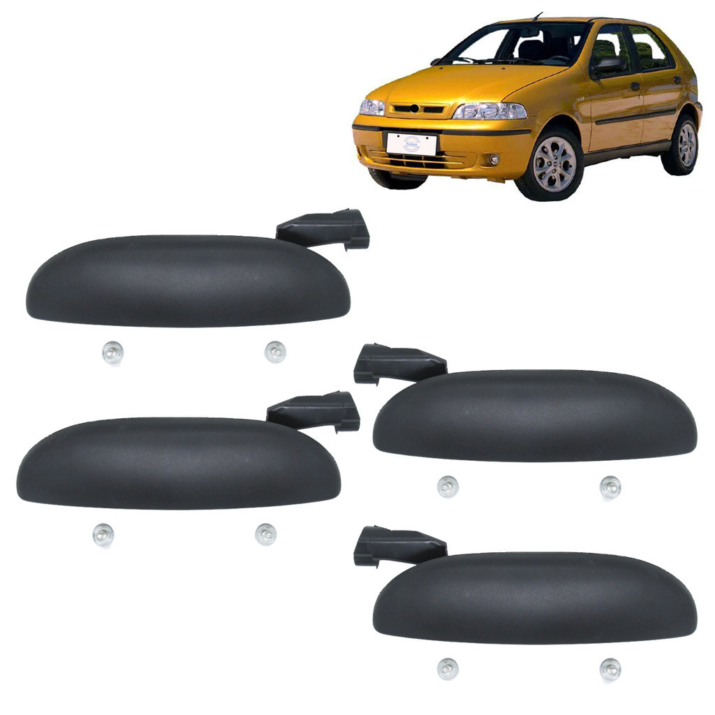 Kit 4 Maçanetas Externa Fiat Palio 2000-2007
