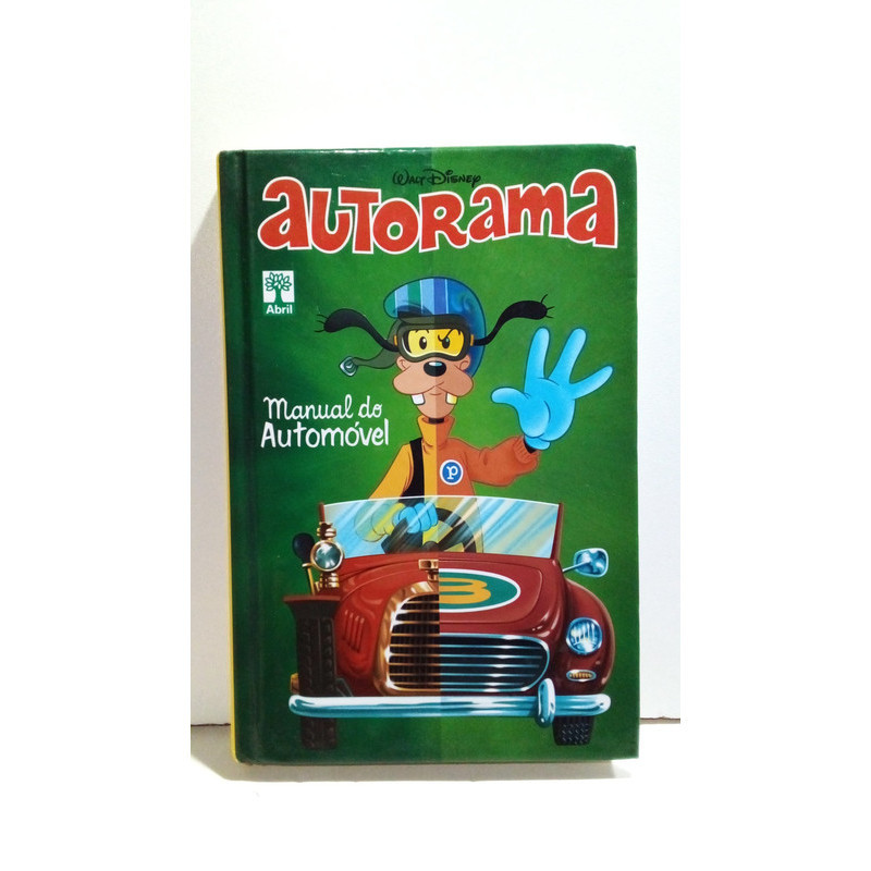 Livro Autorama - Manual Do Automóvel - Disney