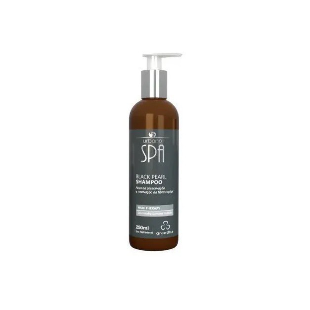 Grandha Shampoo Hair Therapy Urbano Spa Black Pearl - 250ml - Thor Cosméticos