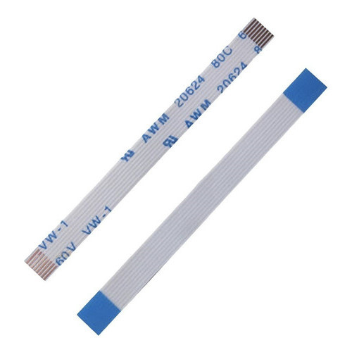 Cabo Flat 8 Vias Normal, 4,5mm Largura, 6cm Comprimento