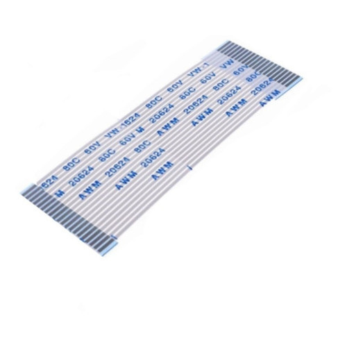 1 Cabo Flat 20 Vias X 6cm Compatível Rádio Transceptor Kenwood Ts 450