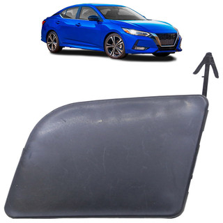 Tampa Reboque Parachoque Sentra 2017 2018 2019 2020 2021 Dianteiro Preto Liso em Oferta na Shopee