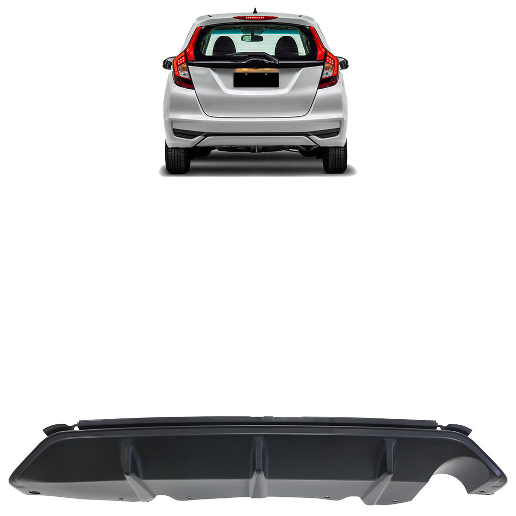 Acabamento Parachoque Traseiro Fit 2018 2019 2020 2021 2022 Preto - Spare Parts and Accessories for Vehicles