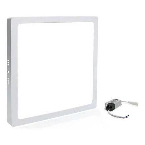 Painel Plafon Sobrepor  24w Quadrado 30x30 Slim 6000k Aaatop Cor Branco 110v220v em Oferta na Shopee