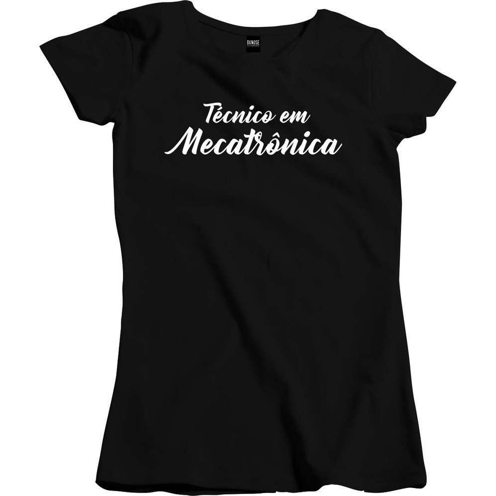 Camisa Feminina Curso Profissão tecnico em mecatronica mod1