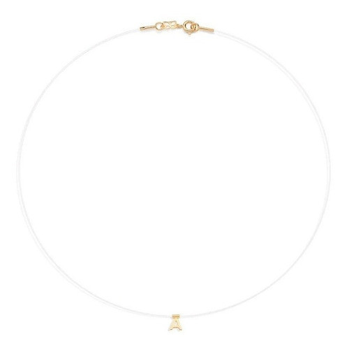 Gargantilha Rommanel Fio Nylon Pingente Letra 532041 em Oferta na Shopee
