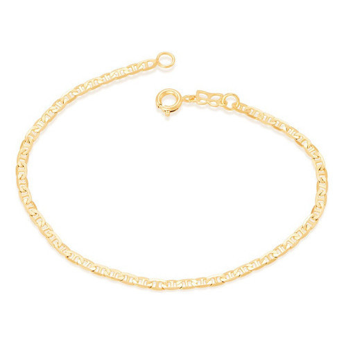 Detalhes do Pulseira Fio Elo Diamantado Med 18/19 Cm Rommanel 550428