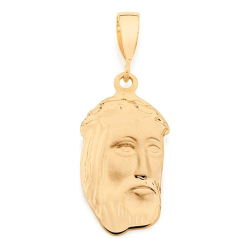 Pingente Face De Cristo Acetinado Rommanel 540504 em Oferta na Shopee