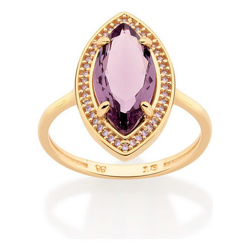 Anel Skinny Com Zircônias E Cristal Rommanel 513319 em Oferta na Shopee