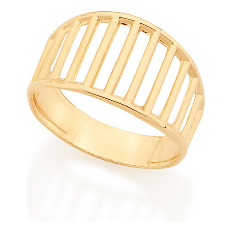 Anel Feminino Parte Superior Vazada. Rommanel 512270 em Oferta na Shopee