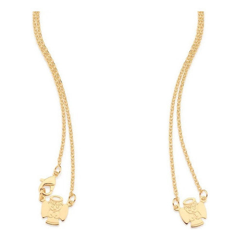 Escapulário Infantil Anjo Da Guarda Rommanel 532349 em Oferta na Shopee