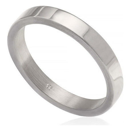 Aliança Em Aço Inox Polido - 3mm Rommanel 210086