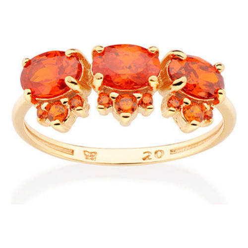 Anel Aparador Com Zircônias E Cristais Rommanel 513391 em Oferta na Shopee