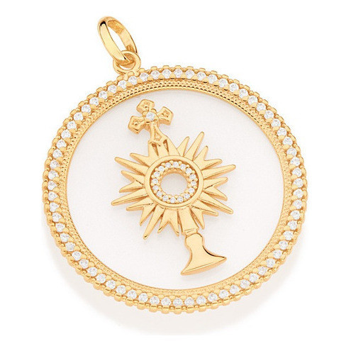 Maxi Pingente Santíssimo Sacramento Rommanel 542687 em Oferta na Shopee