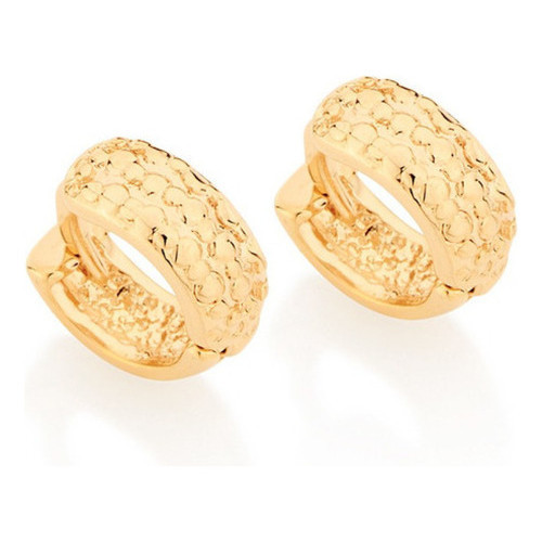 Brinco Argola Larga Trabalhada Rommanel 523853 em Oferta na Shopee